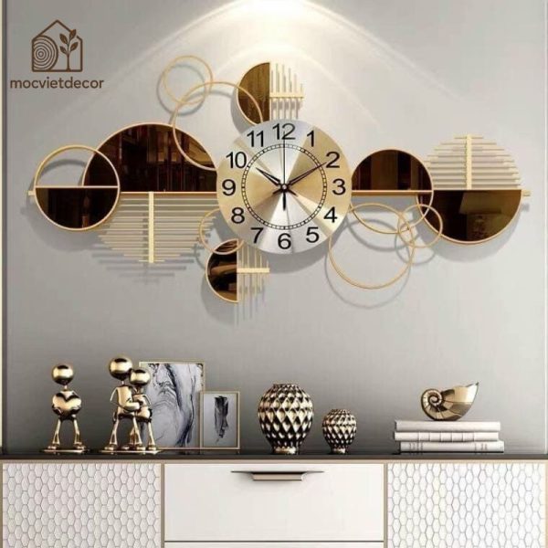 Đồng hồ trang trí hiện đại cho phòng khách - Hình ảnh 2