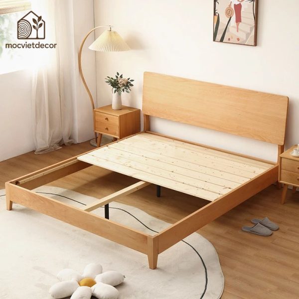 Giường Ngủ Gỗ Tự Nhiên - Hình ảnh 3