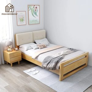Giường Ngủ Gỗ Tự Nhiên Tối Giản