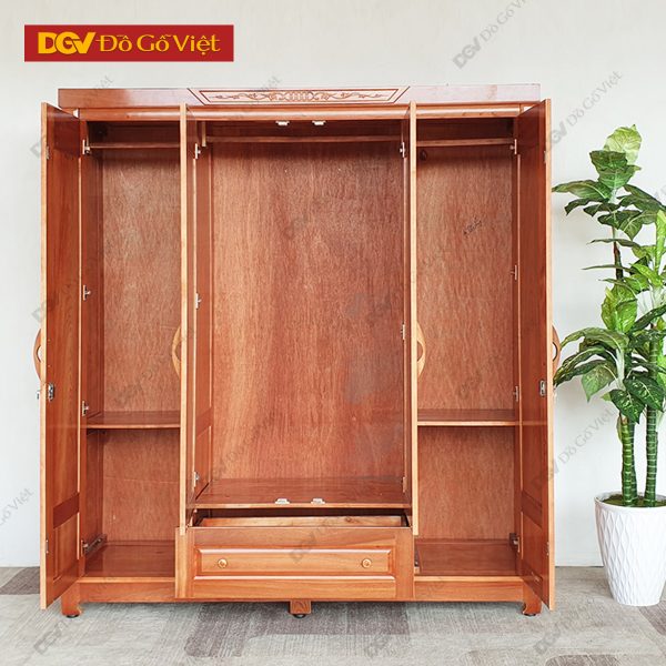 Tủ Đựng Quần Áo Gỗ Xoan Đào - Hình ảnh 4